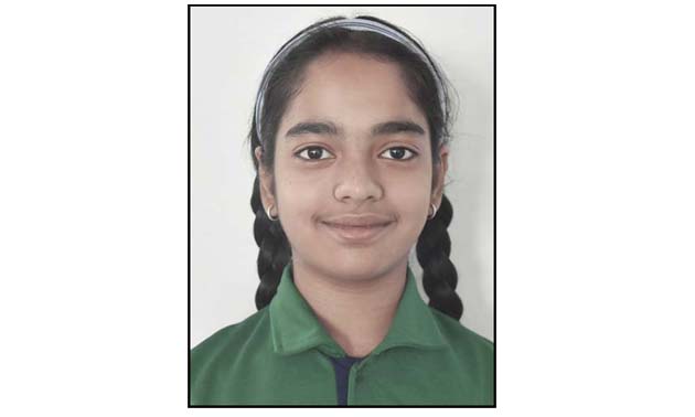 CMS student wins first prize in national level  painting competition on environment 