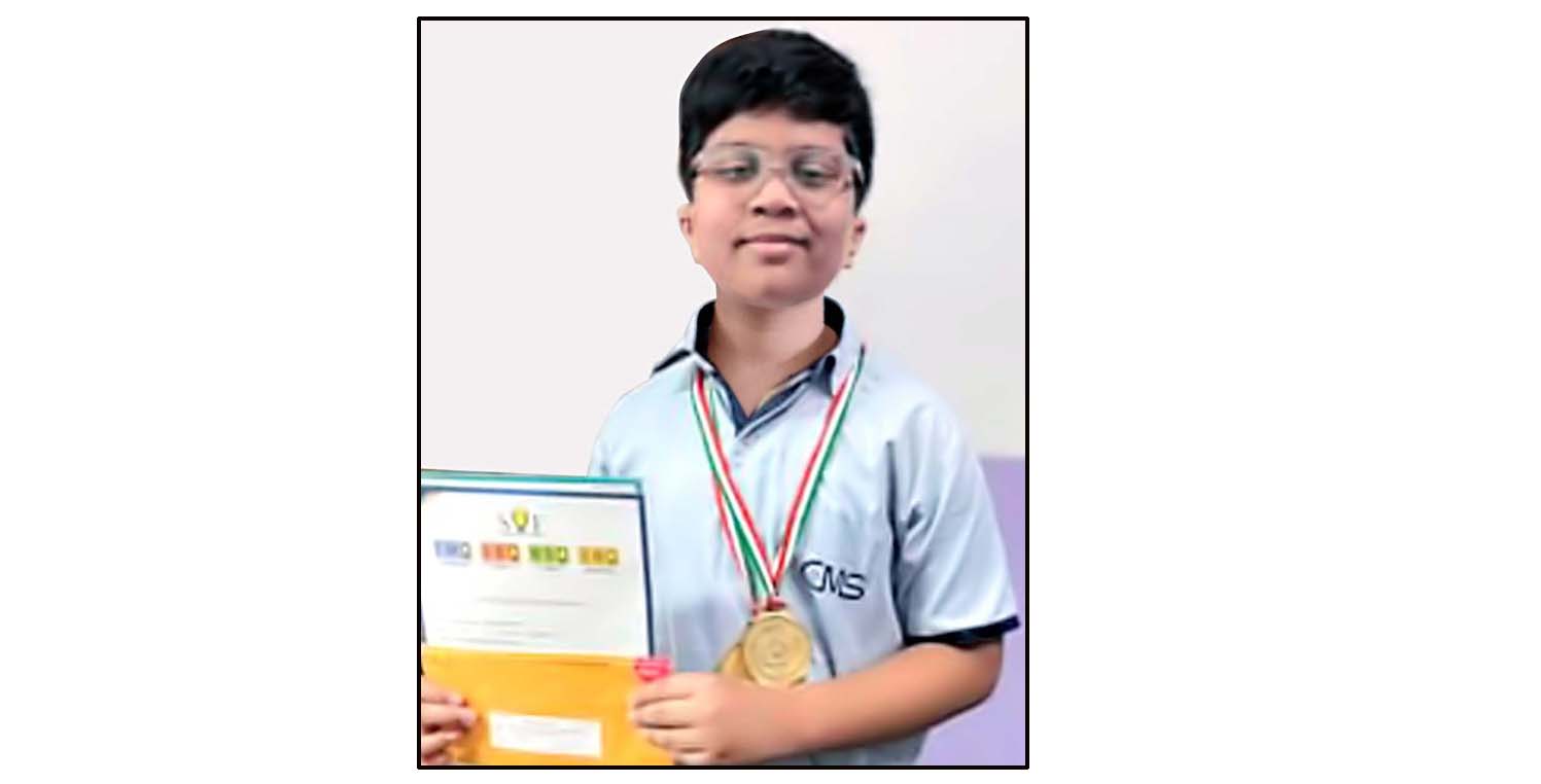 इण्टरनेशनल इंग्लिश ओलम्पियाड में रिशान हल्दर को विश्व में प्रथम रैंक