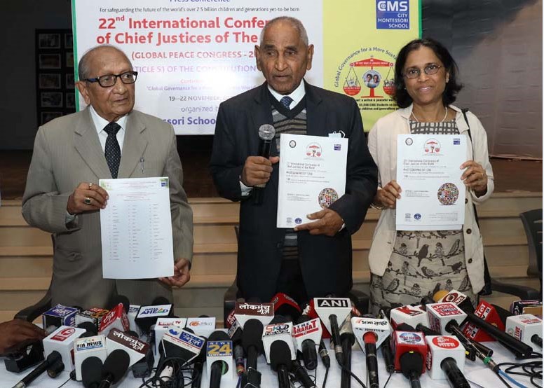 ‘विश्व के मुख्य न्यायाधीशों का 22वें अन्तर्राष्ट्रीय सम्मेलन’ 19 नवम्बर से