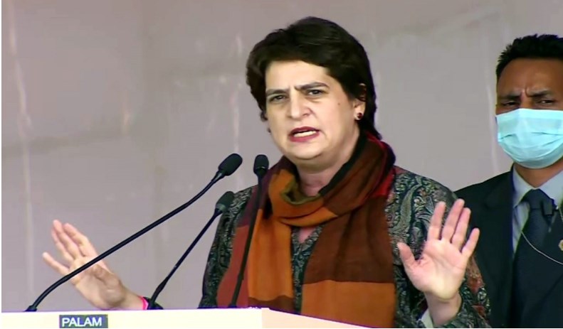 प्रधानमंत्री मोदी पर बरसीं प्रियंका गांधी, बोलीं- पिछले 5 वर्षों में क्यों नहीं की घोषणा ?