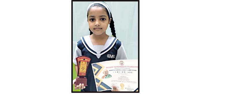 CMS student wins first prize in Storytelling Competition