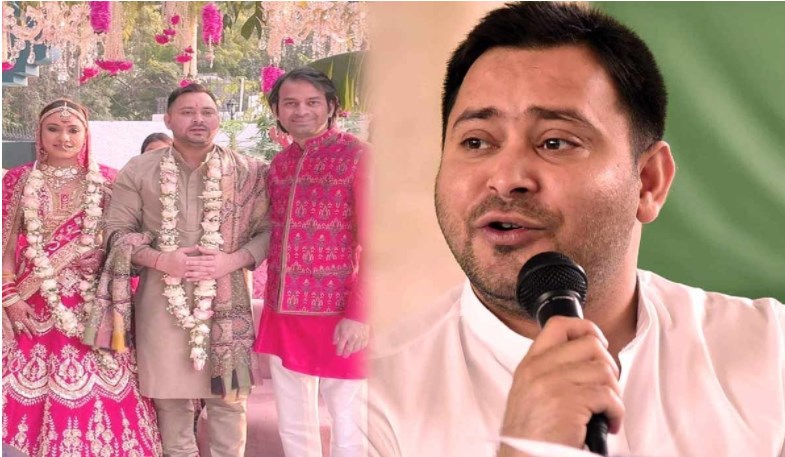 सात फेरों के बंधन में बंधे लालू के लाल, दिल्ली के फार्म हाउस में तेजस्वी ने की शादी