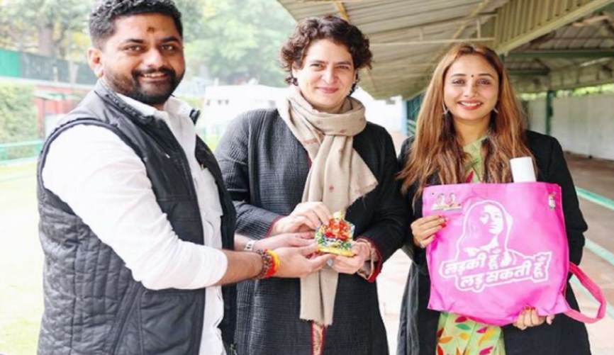 कांग्रेस में शामिल हुईं भोजपुरी की बोल्ड एक्ट्रेस रानी चटर्जी, प्रियंका गांधी के साथ साझा की फोटो