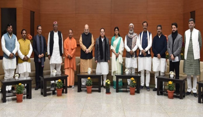 यूपी में बीजेपी और सहयोगी दलों के बीच हुआ सीटों का बंटवारा