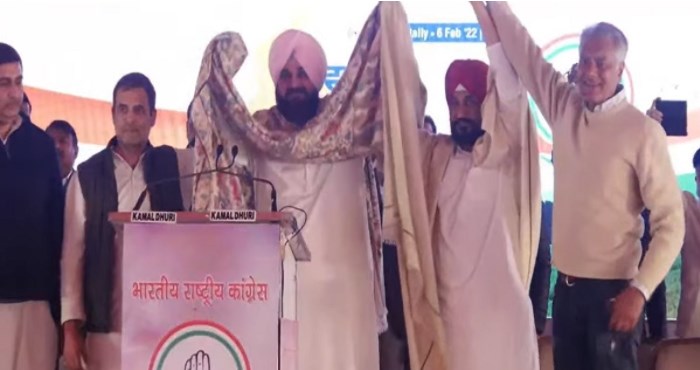 चन्नी होंगे पंजाब में कांग्रेस के मुख्यमंत्री उम्मीदवार, राहुल गांधी ने किया ऐलान