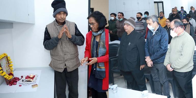 Saraswati Pujan organized in CMS  on the occasion of Basant Panchami