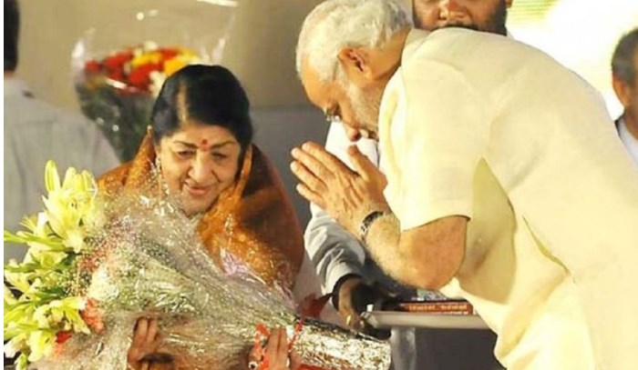 लता मंगेशकर के अंतिम संस्कार में शरीक होने मुंबई पहुंचे प्रधानमंत्री नरेंद्र मोदी