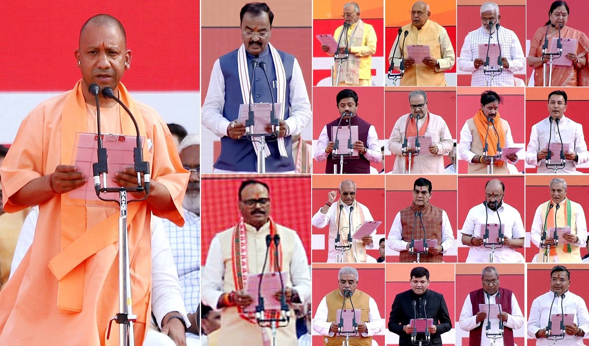 यूपी में मंत्रियों के विभागों का बंटवारा, योगी ने अपने पास रखा गृह विभाग, जानें- किसको क्या मिली जिम्मेदारी