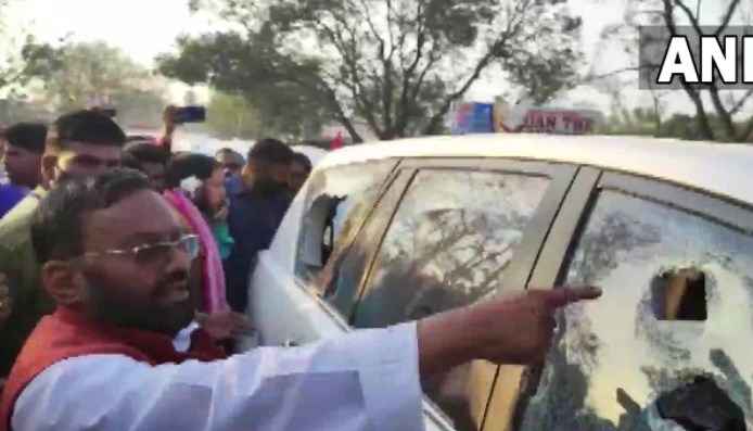 स्वामी प्रसाद मौर्य के काफिले पर हमला, खुलकर समर्थन में आईं बीजेपी सांसद संघमित्रा मौर्य