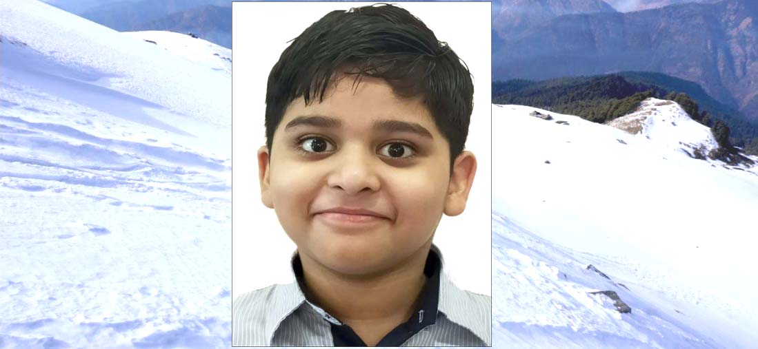 CMS student sets record for being the  youngest to scale Kedarkantha peak