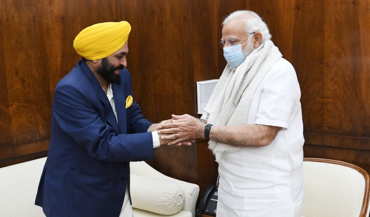 मुख्यमंत्री भगवंत मान ने मोदी से मुलाकात की, पंजाब के लिए एक लाख करोड़ रुपये के पैकेज की मांग की