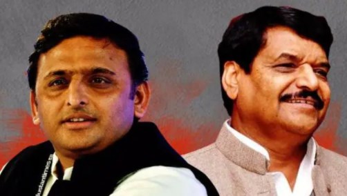 अखिलेश और शिवपाल की नजरें मिलीं पर दिल नहीं; चाचा-भतीजे की इन तस्वीरों की खूब चर्चा