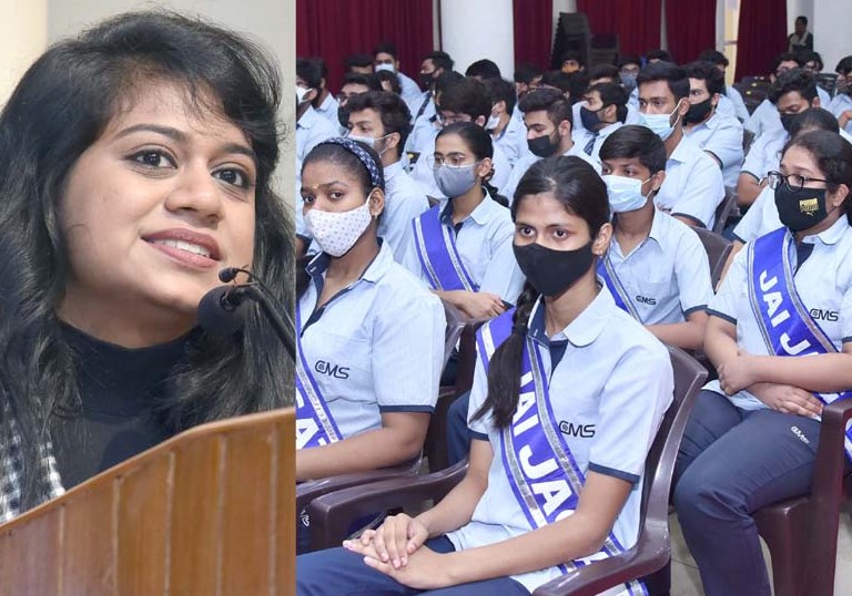 Meritorious students honoured at Young Achievers Felicitation Function held at CMS Gomti Nagar