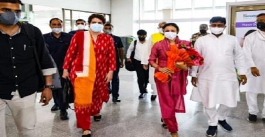 प्रियंका गांधी दो-दिवसीय लखनऊ यात्रा में की कटौती