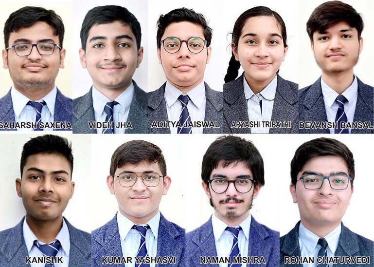 9 CMS students awarded scholarship of  Rupees 41 lakh by Govt. of India