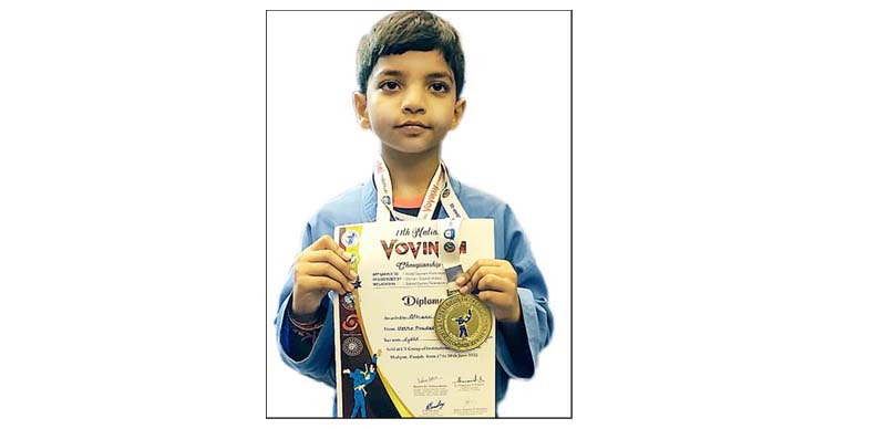 CMS student wins Gold in  National Vovinam Championship