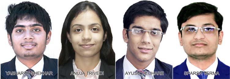 Maximum number of four students from a school selected in IAS