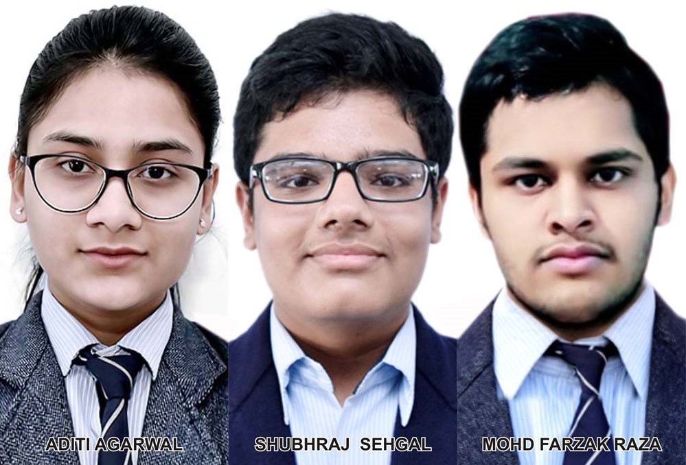 Three CMS students selected in prestigious management institutes of the country