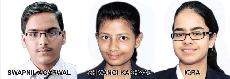 Three CMS students qualify the CA examination to become Chartered Accountants
