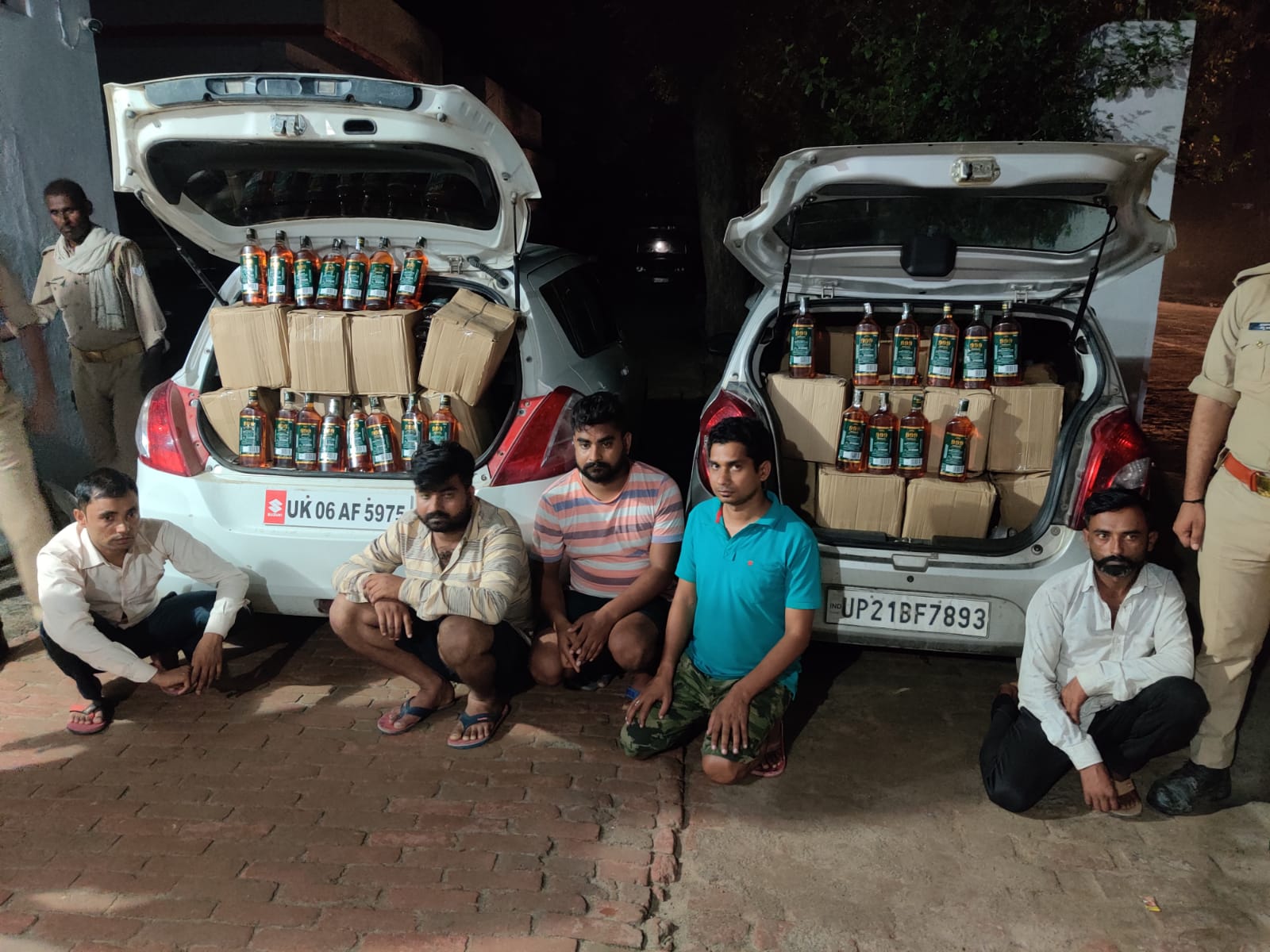 अंतर्राजीय अवैध शराब की तस्करी का भंडाफोड़,चंडीगढ़ मार्का शराब बरामद