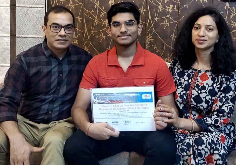 CMS student develops new technique to diagnose Osteoporosis