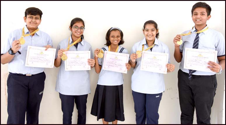 CMS students win five Gold Medals in Karate Championship