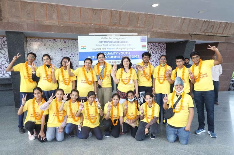 CMS students win Overall Championship Trophy at Quality Youth Initiative Summit in Mauritius
