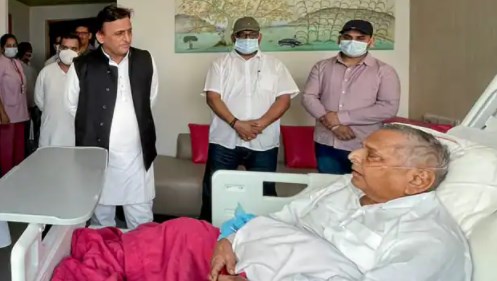 ICU में भर्ती मुलायम सिंह यादव की हालत स्थिर, अखिलेश परिवार संग पहुंचे मेदांता अस्पताल