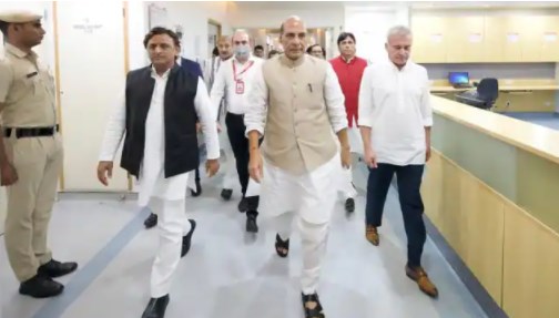 सपा संस्थापक मुलायम सिंह यादव की हालत अब भी गंभीर, हाल जानने को राजनाथ सिंह पहुंचे अस्पताल