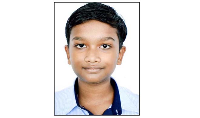 CMS student wins first prize in  poster making competition