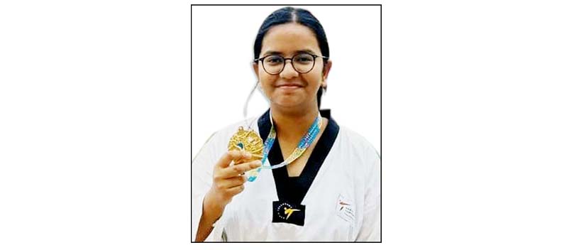 CMS student wins gold in Taekwondo championship