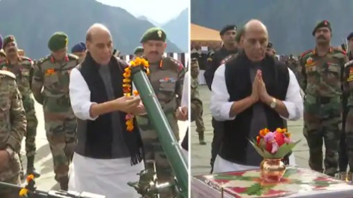 देश सुरक्षित हाथों में है, दशहरा पर शस्त्र पूजा कर राजनाथ सिंह ने जताया भरोसा