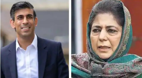 UK ने अल्पसंख्यक को चुना PM, सुनक का जिक्र कर भारत पर क्या बोलीं महबूबा