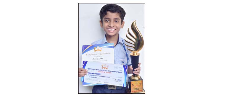 CMS student National Topper in All India competition