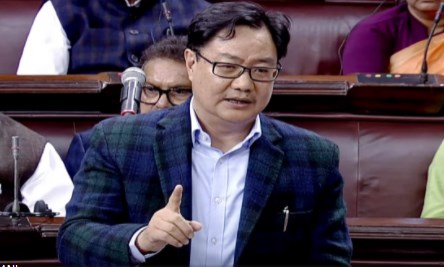 कानून मंत्री किरेन रिजिजू ने सरकार की भूमिका पर कही ये बात