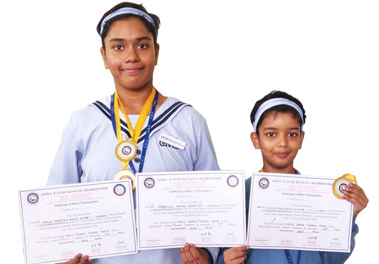 CMS students win three Golds in Kung Fu Championship