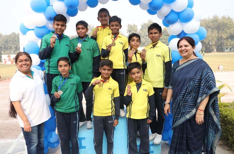 सी.एम.एस. आनन्द नगर कैम्पस द्वारा मिनी स्पोर्टस डे का भव्य आयोजन
