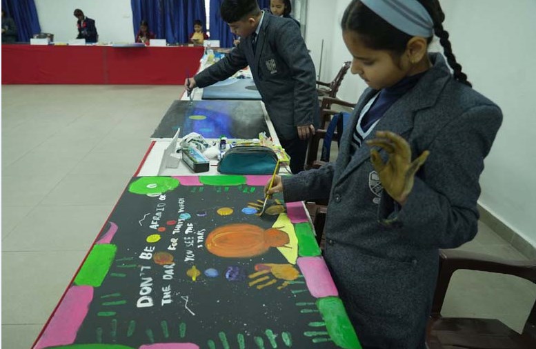 Participating students display remarkable talent through skits, and computer competitions