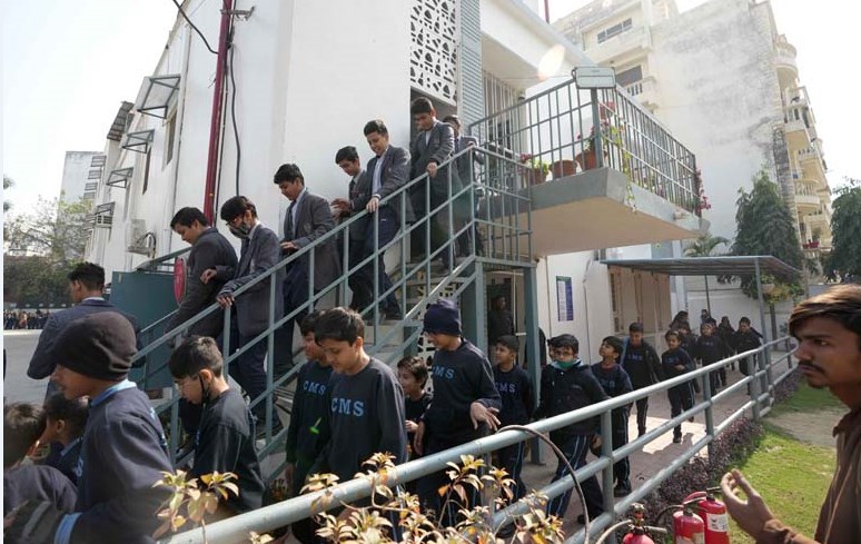 Fire and earthquake evacuation drill conducted in CMS