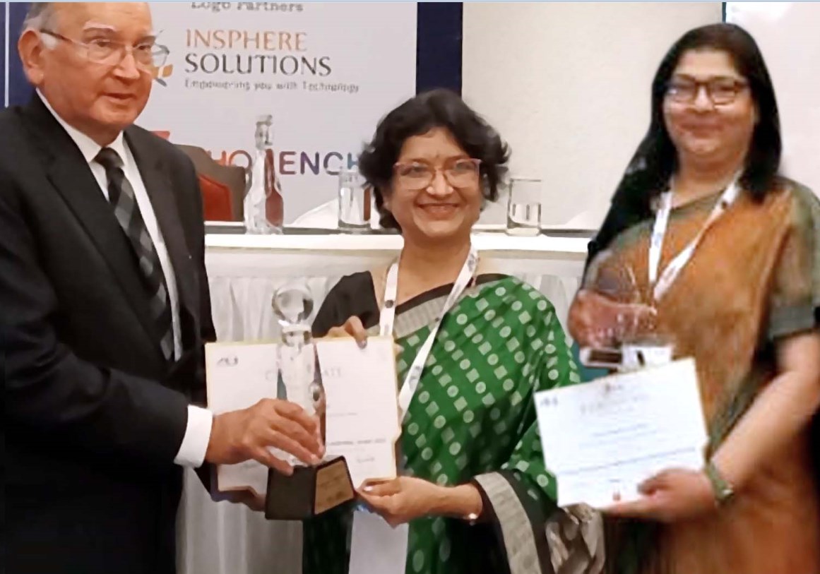 CMS Principal, Mrs Abha Anant conferred Most Effective Principal Award