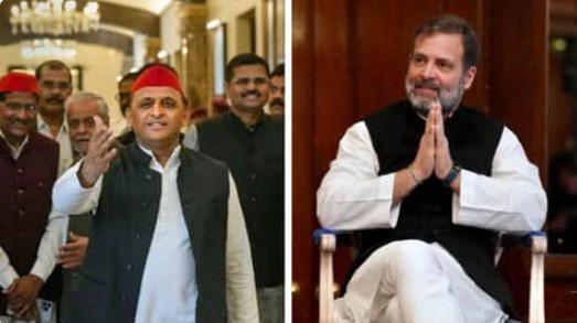 कांग्रेस को अमेठी से दोहरा झटका देने की तैयारी में SP, क्या संकेत दे रहे हैं अखिलेश यादव