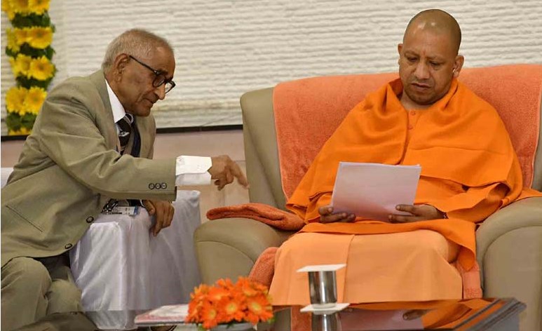 Shri Yogi Adityanaths firm resolve to serve  humanity is his greatest strength- Dr Jagdish Gandhi 