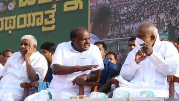 भाजपा-कांग्रेस में किसी को नहीं मिला बहुमत तो किसका साथ देगी JDS
