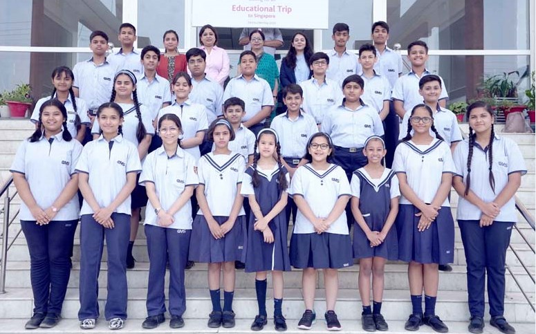 CMS students delegation leaves for Singapore to gain insight into the wonders and beauty of nature