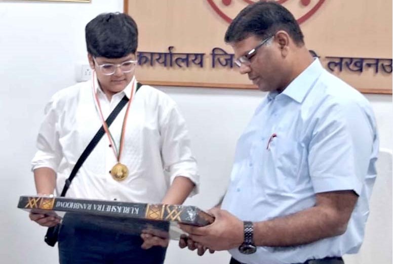 Pradhan Mantri Rashtriya Bal Puruskar for CMS student Vyom Ahuja