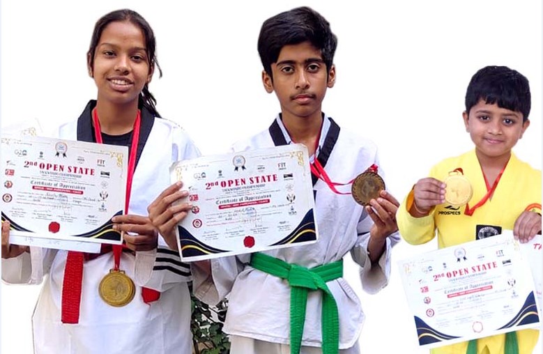 Four Gold Medals for CMS in State Taekwondo Championship