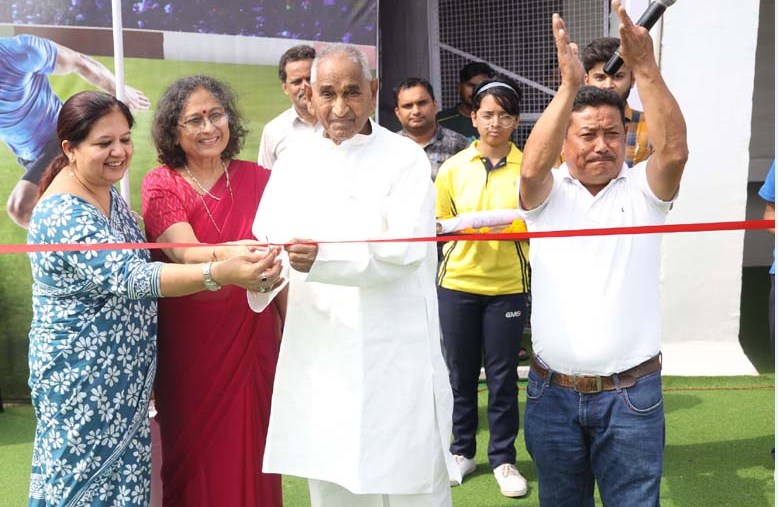 Inauguration of Astroturf Sports Field at CMS Anand Nagar Campus