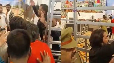 ग्रेटर नोएडा में बाबा बागेश्वर के दरबार में मची भगदड़, कई लोग बेहोश होकर गिरे