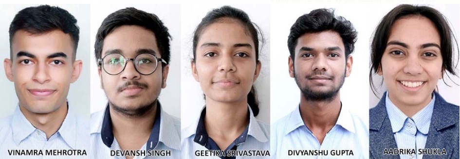 CMS student Vinamra Mehrotra top scores in the city in CUET