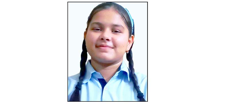 Zoya of CMS awarded as Nature Warrior